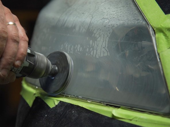 Poncer le phare avec le disque de grammage 3000