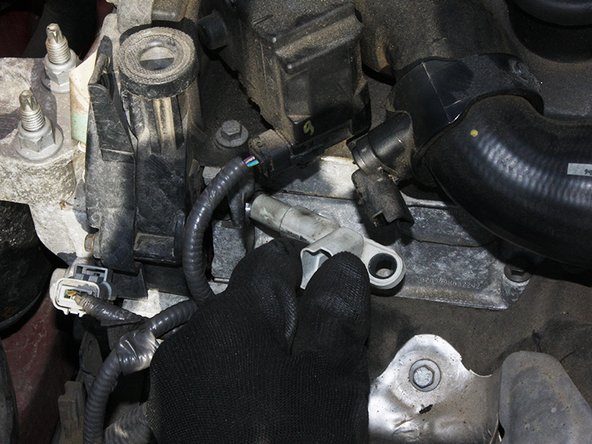 Extraire le capteur en le faisant glisser sur le coté.