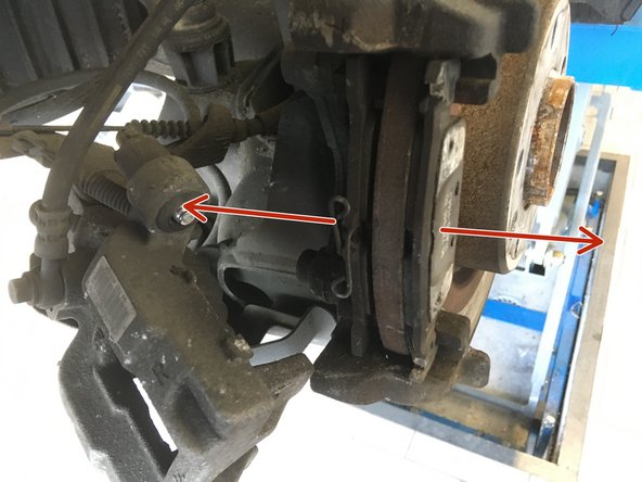 Démonter les anciennes plaquettes