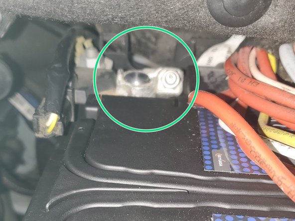 Placer la batterie neuve