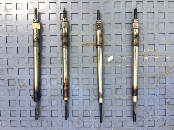 Voici un exemple de bougie qui nécessite le remplacement