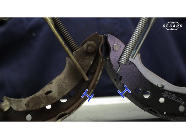 On remarque une différence d'épaisseur de garniture