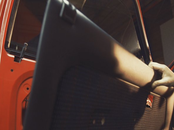 
Remove the door panel
