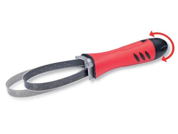 
Use the "Adjustable Filter Wrench" tool around the crown if this is not possible by hand
