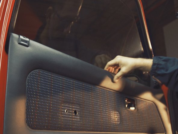 
Remove the door panel
