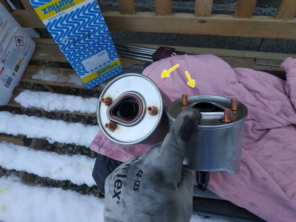 s'assurer que les deux filtres sont bien identiques avant de continuer