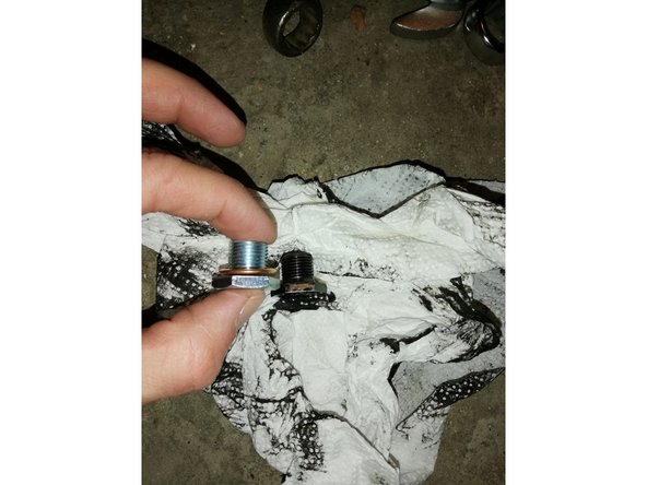 Comparer l'ancien et le nouveau boulon (si achat)