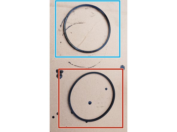 Retirez l'ancien joint