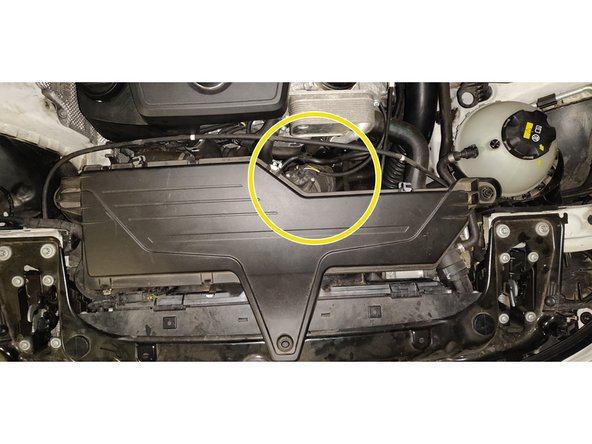 Déclipser le capteur en appuyant sur le dessus