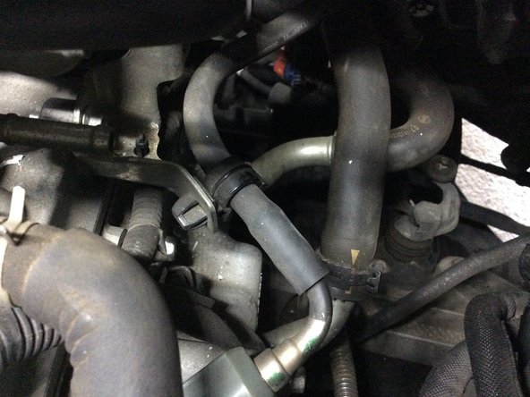 De même pour l'autre tubulure.