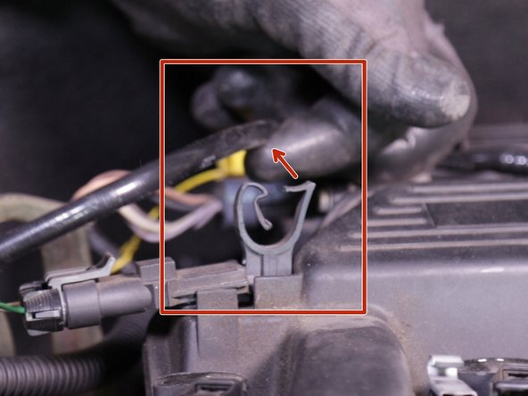 Décrocher le tuyau de prise de dépression