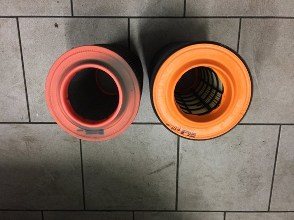 Vérifier la correspondance entre l'ancien et le nouveau filtre à air