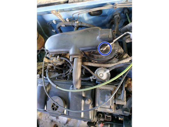 resserrer le collier à l'aide de la clé de 7mm