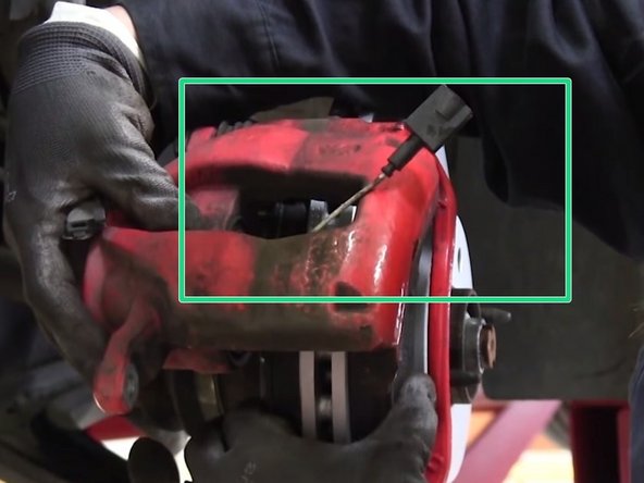 Positionner la plaquette avec le témoin côté intérieur.