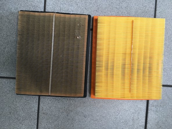 Vérifier que le nouveau filtre corresponde