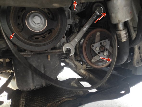 Remonter la courroie