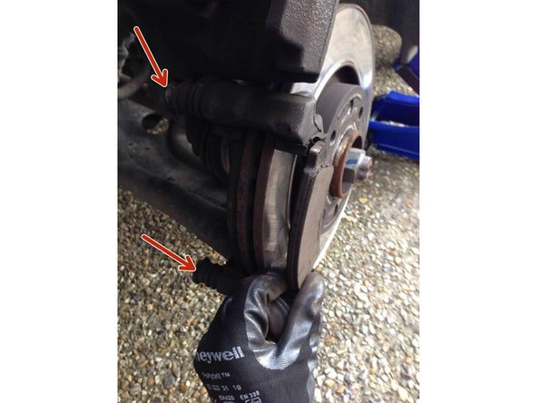 
You will have to Fully tighten the 2 screws Who hold your stirrup, for that use your ratchet and its 17 socket.
