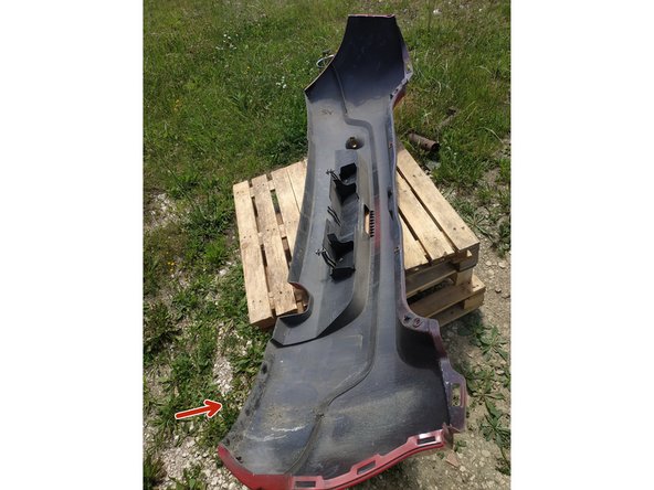 retourner le pare-chocs