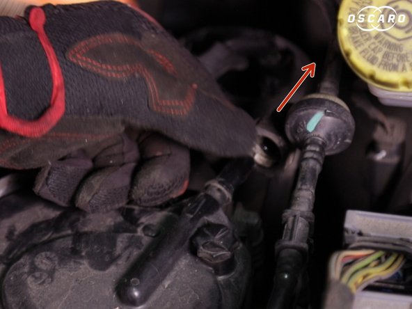 Retirer le durite de sortie de Gasoil