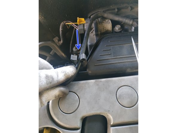 remettre la durite en place