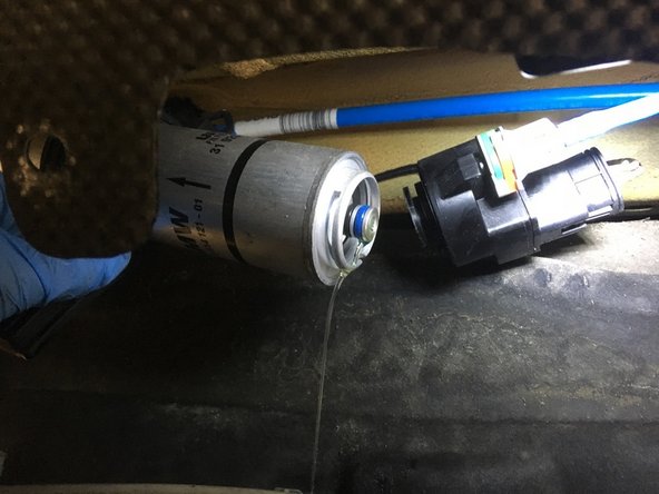 Débrancher le filtre