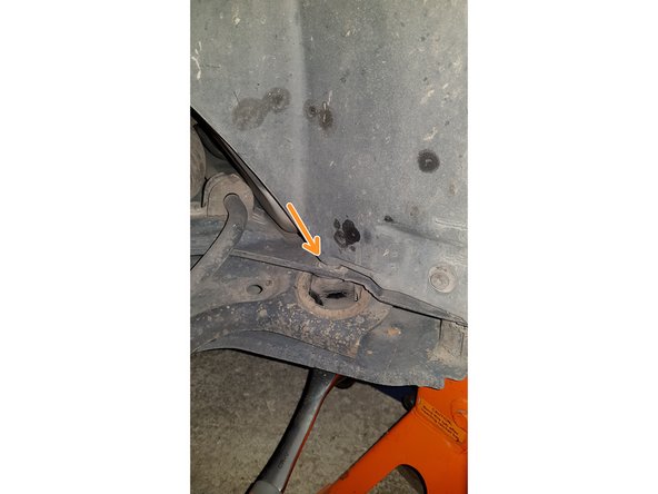 Malheureusement on n'a pas accès à l'écrou.