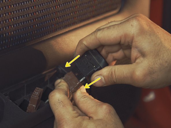 
Reconnect the window controls to the connectors
