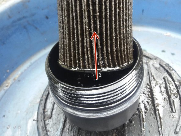 Comparer l'ancien et le nouveau filtre à huile (référence, diamètre,longueur...)