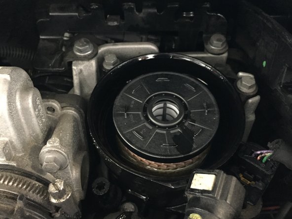 Installer le nouveau filtre