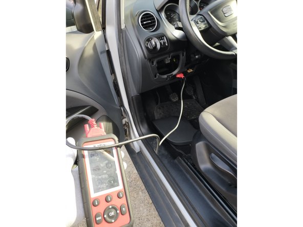 brancher l'outil diagnostic