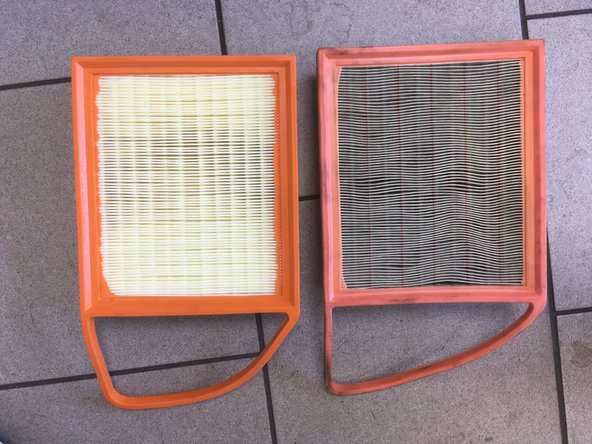 Vérifier la correspondance entre l'ancien et le nouveau filtre à air