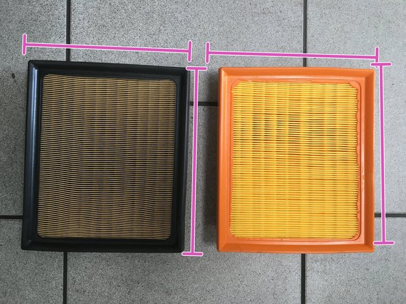 Vérifier que le nouveau filtre corresponde