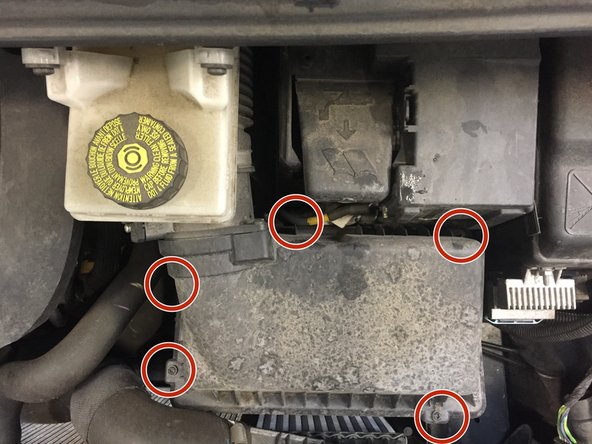 
Unscrew the 5 T30 screws
