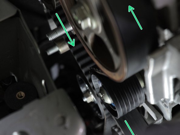 Revérifier la position de l'index du tendeur.