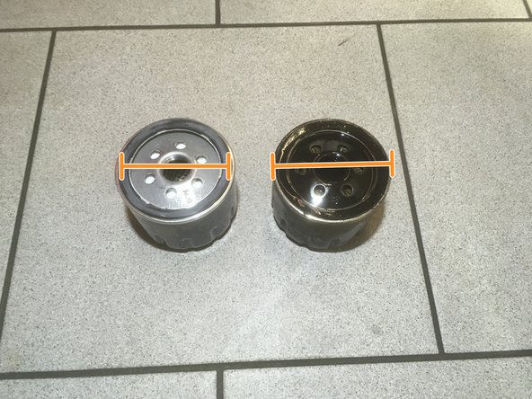 Vérifier que les 2 filtres correspondent en particulier pour le diamètre de vissage