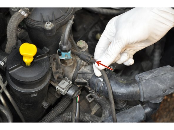 Placer le tuyau de purge