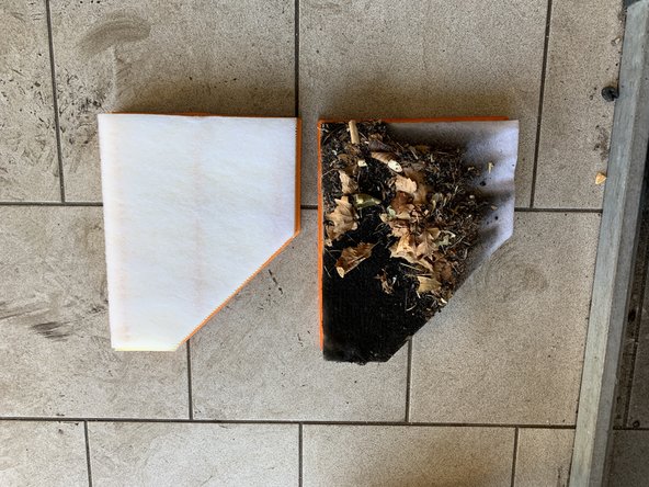 Vérifier les dimensions entre l'ancien et le nouveau filtre à air (longueur,largeur,forme)