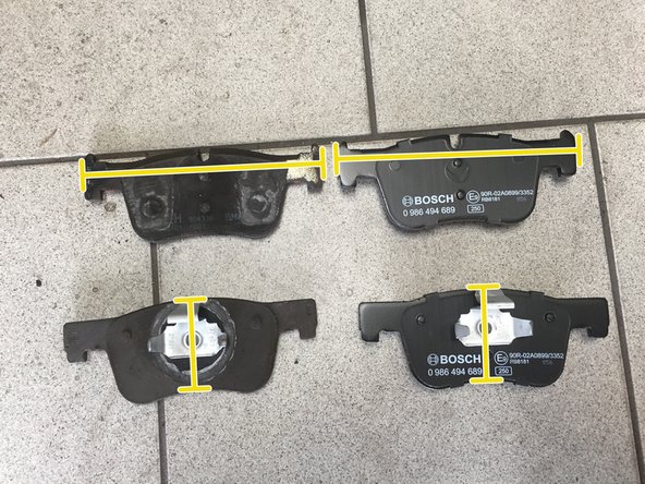 Vérifier que les plaquettes correspondent