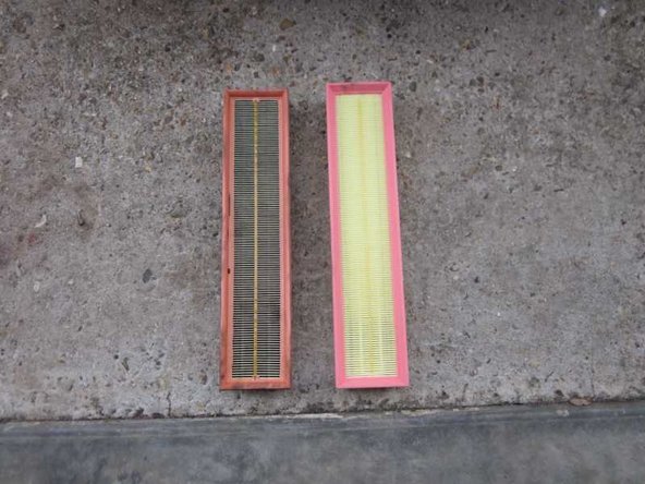 Comparer le filtre à air neuf avec l'ancien avant de l'installer