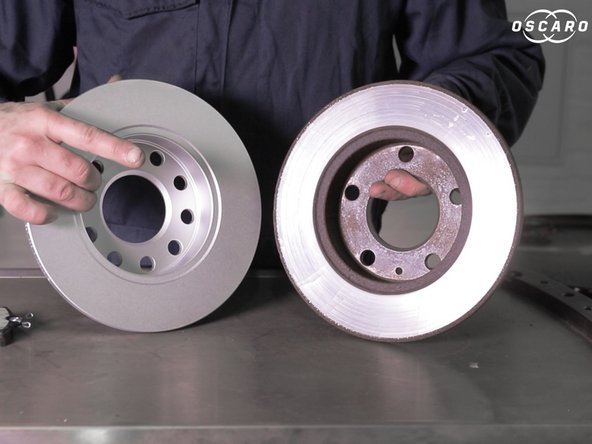 Comparer les anciennes et les nouvelles plaquettes de frein (formes)