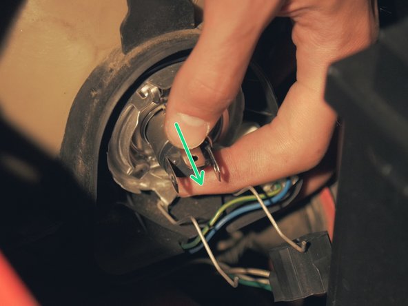 
Pull the bulb out of its location
