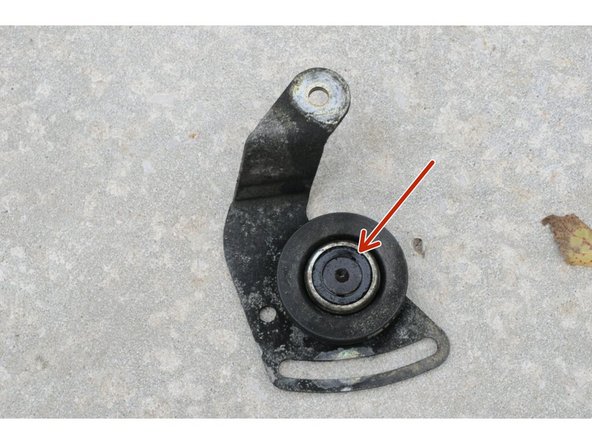 
Check that the roller is rotating properly and coat the bearing seal with engine oil while rotating the roller. If you feel any defect in the bearing, then the entire roller should be replaced.
