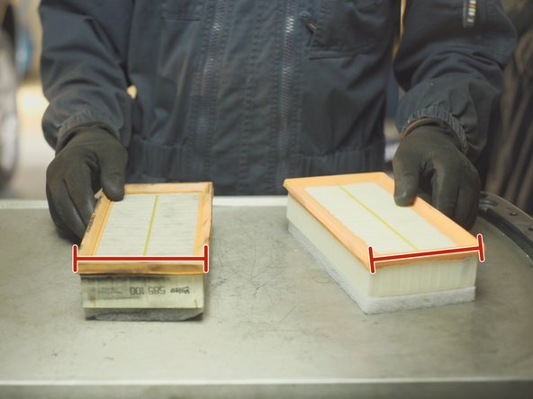 Comparer les dimensions de l'ancien avec le nouveau