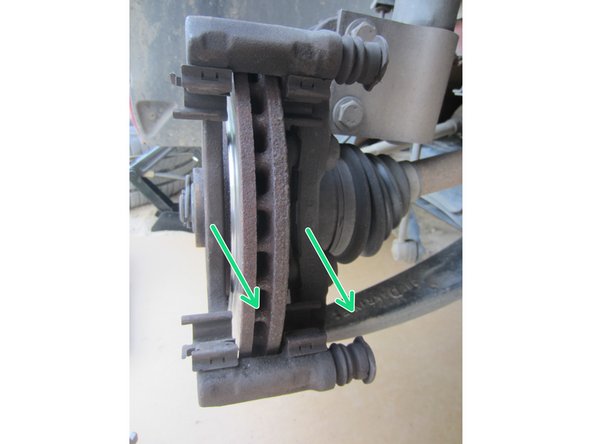 Retirer le support d'étrier