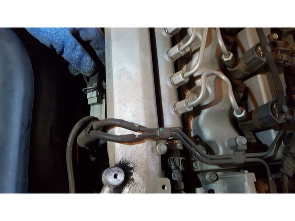 Remise en place du connecteur qui etait sur le &quot;passage&quot; du filtre à huile