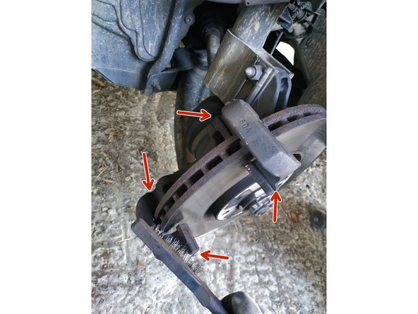 nettoyer la chape, là où portent les plaquettes