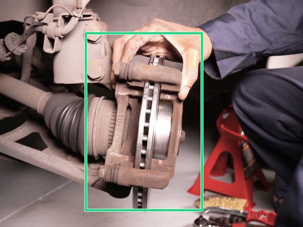 Replacer le support d'étrier