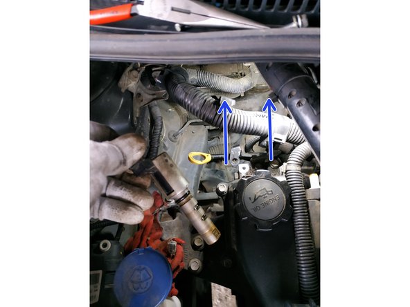 retirer le déphaseur en le tirant tout simplement