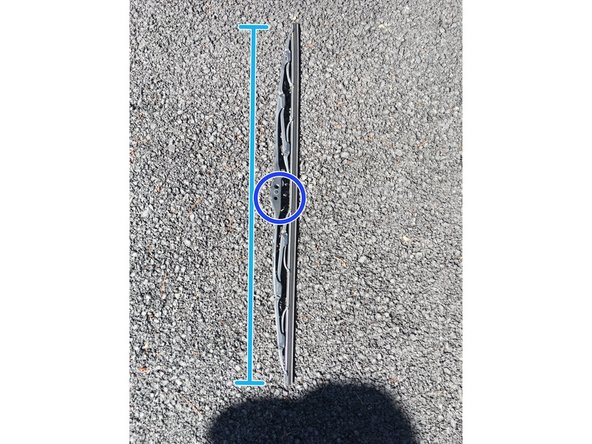 
Compare old and les  nouveaux balais d'essuies glaces (size and tip)
