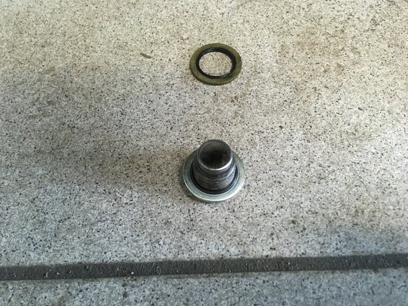 Remplacer le joint du bouchon de vidange